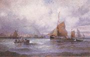 william a.thornbery Shipping off Scarborough (mk37) Germany oil painting artist